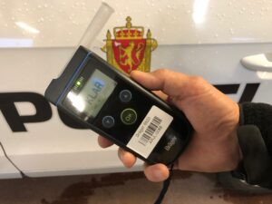 Promilletest med alkometer - MA – Rusfri trafikk