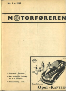 Motorføreren 1 1939